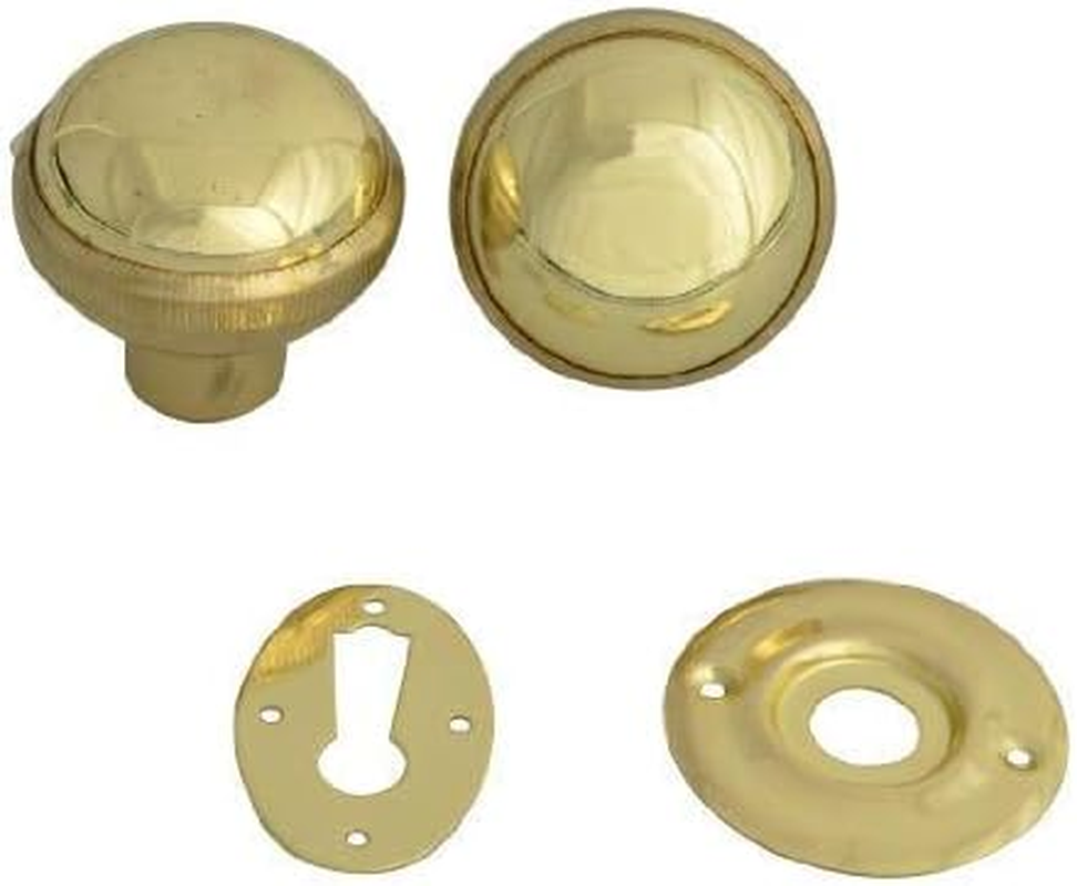 Yale Locks P405 Rimknob Polished Brass Finish
