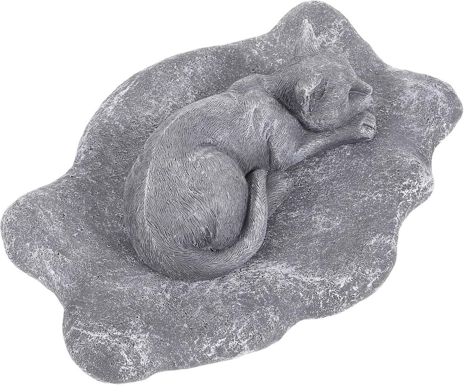 TEHAUX Pet Memorial Stone Statue, Cat Resin Tombstone, Dog Headstones, Memorial Garden Ornaments for Garden, Lawn, Home Decor image number 4