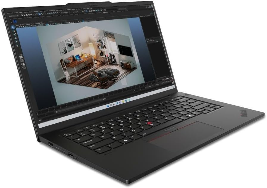 Lenovo Thinkpad P14S Gen 5 14.5" WQXGA IPS 90Hz Touchscreen Ultra 7 155H 32GB RAM NVIDIA RTX 500 Ada 1TB SSD AI Boost Wifi 6E W11P Laptop image number 5