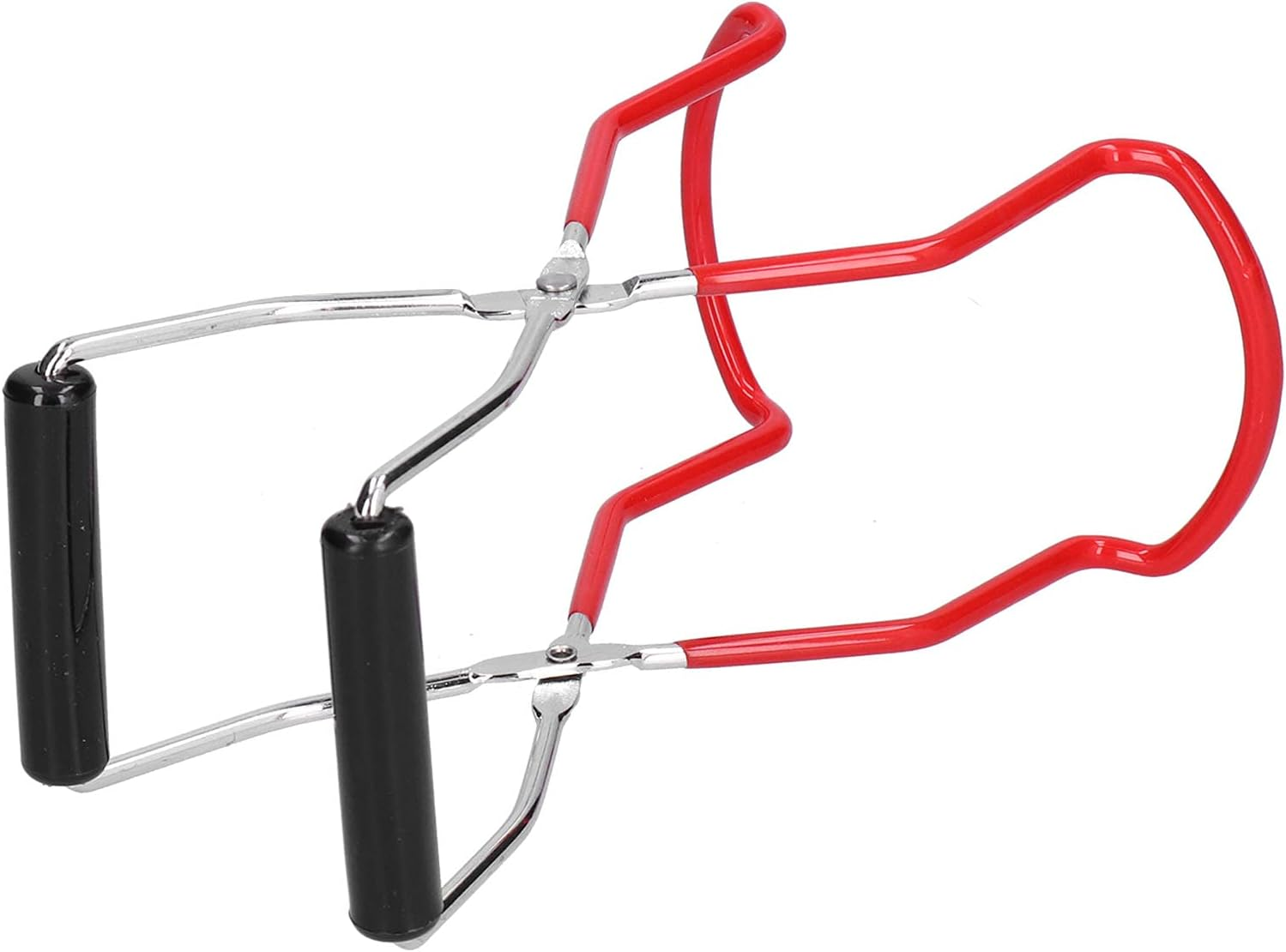 Canning Jar Lifter, Canning Supplies Stainless Steel Jar Gripping Pliers Canning Tongs with Grip Handle for Home Kitchen (Red) - Red image number 6