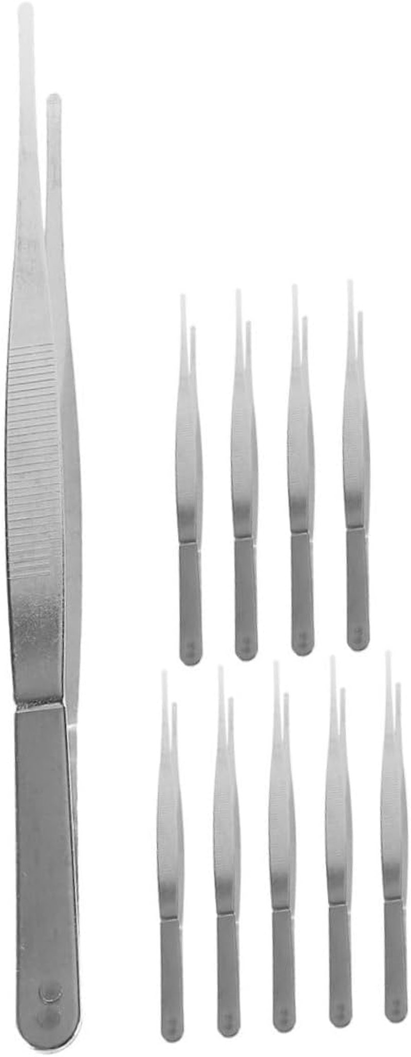 BESPORTBLE 10Pcs Gardening Tweezers Set 18Cm Long Gardening Plant Bonsai Tweezers Teeth Portable Craft for Garden Tools and Household Plant Care image number 5