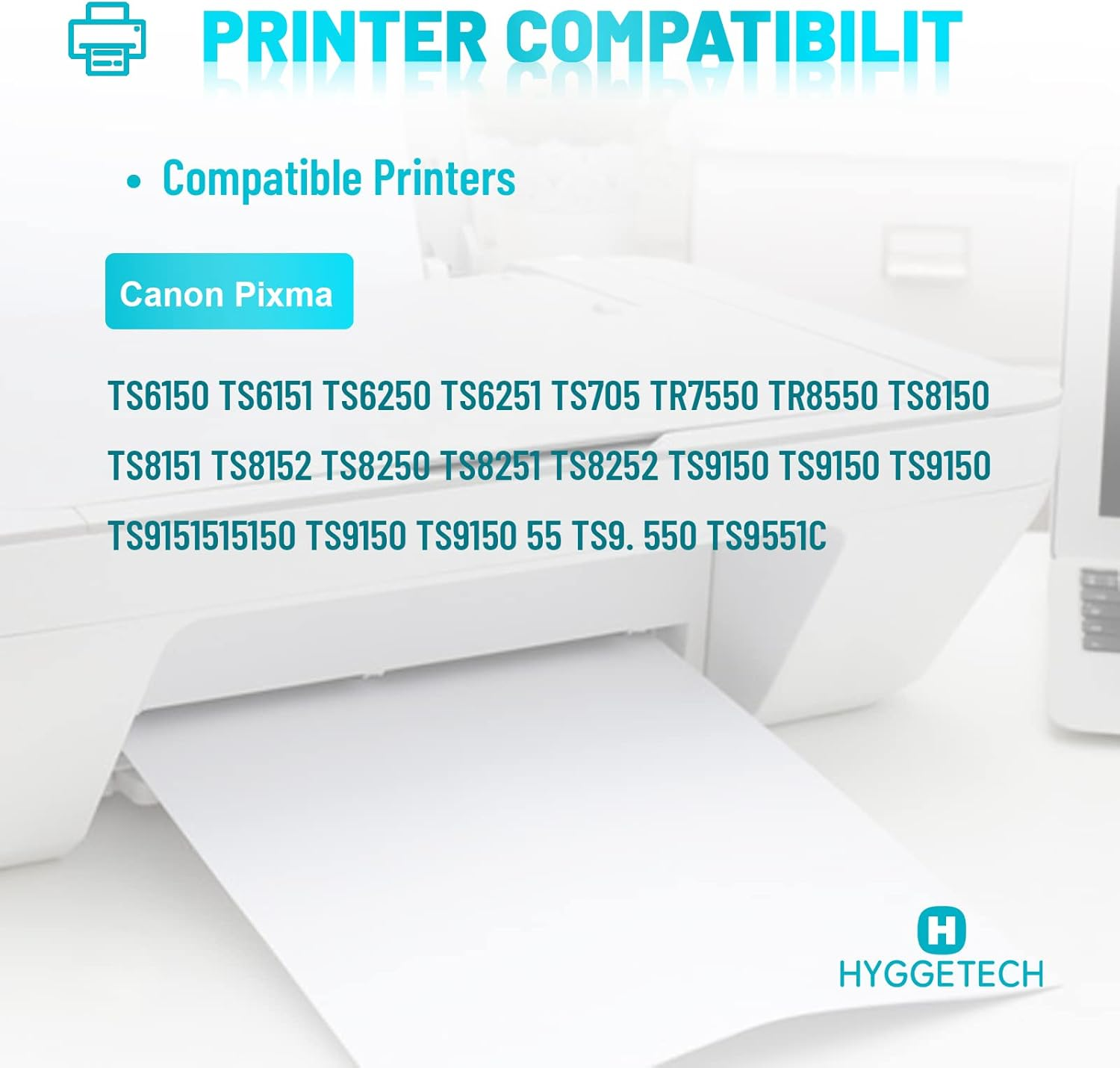 5XL Printer Cartridges Replacement for Canon PGI 580XXL CLI 581XXL PGI-580 CLI-581 Compatible with Canon Pixma TR8550 TS6150 TS8150 TR7550 TS8250 TS6250 TS9550 TS815150 1 TS611 51 TS9150 image number 2