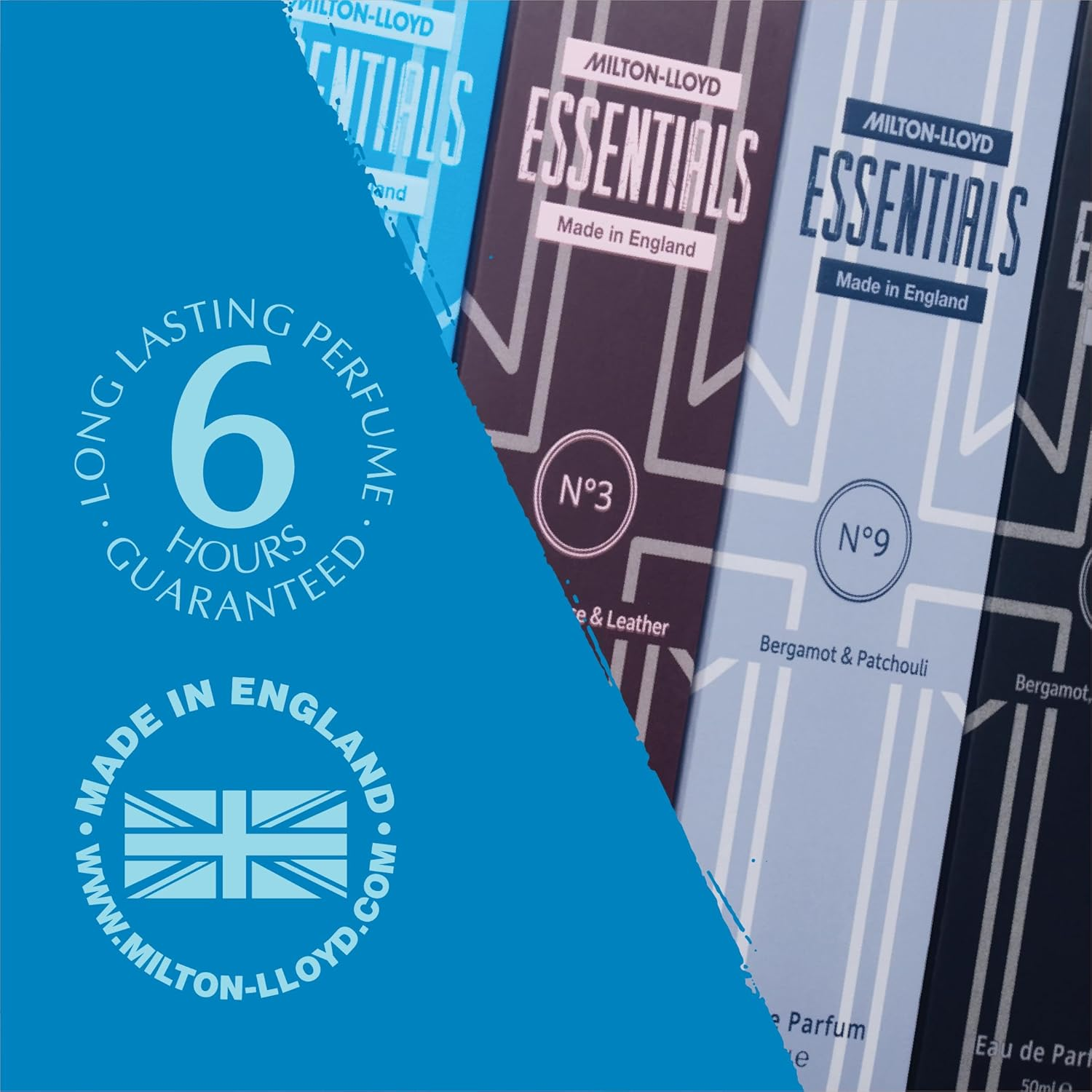 Milton-Lloyd Essentials Quad Pack - Fragrance for Men - 4 X 50Ml Eau De Parfum image number 5