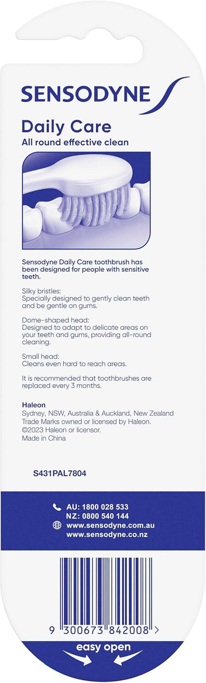 Sensodyne Daily Care Sensitive Toothbrush Soft, 3 Pack