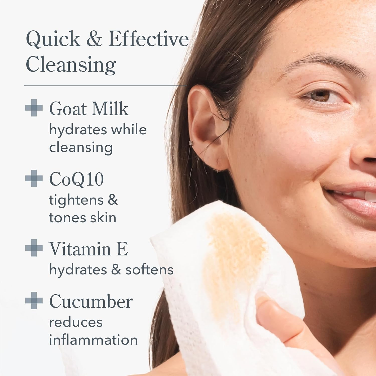 Beekman 1802 Facial Cleansing Wipes Pure Goat Milk image number 6