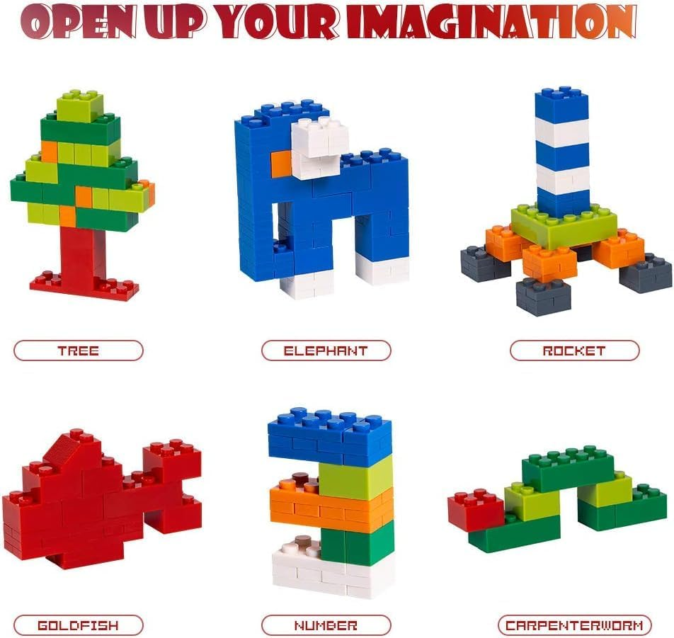 Lekebaby 1500 Pieces Classic Building Bricks Set Basic Building Blocks Compatible with All Major Brands image number 2