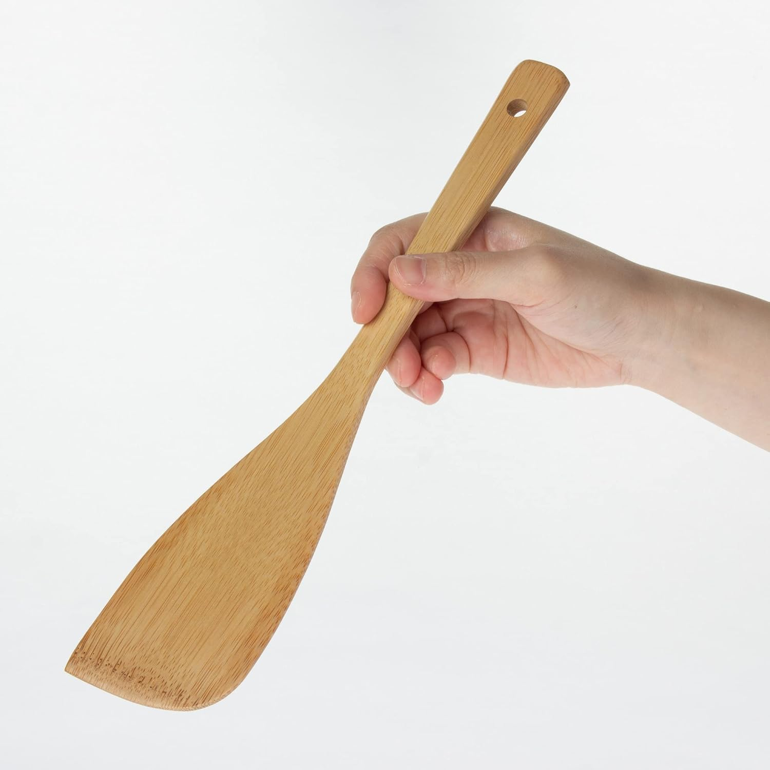 Nagao 18057 Spatula, Moso Bamboo Spatula, 11.8 Inches (30 Cm), Wooden, Made in Japan
