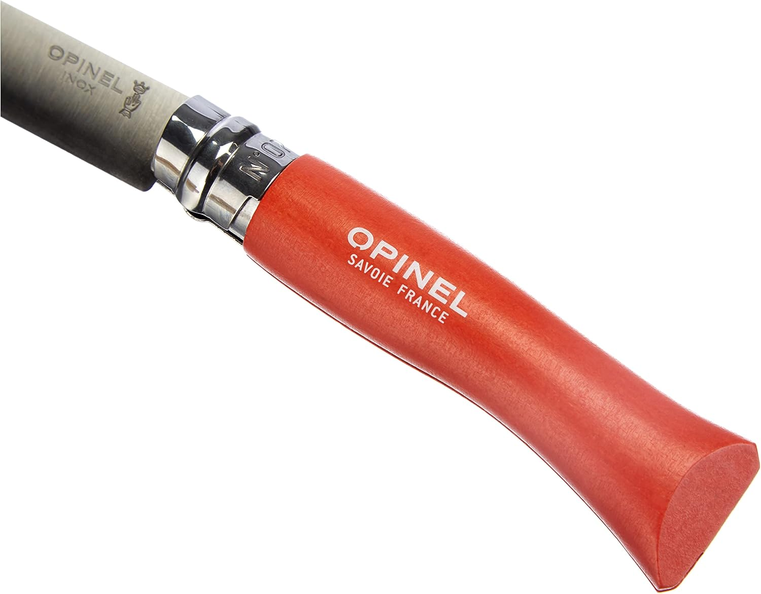 Opinel My First Opinel #07 round Ended Folding Knife, Tangerine, 8 Cm image number 1