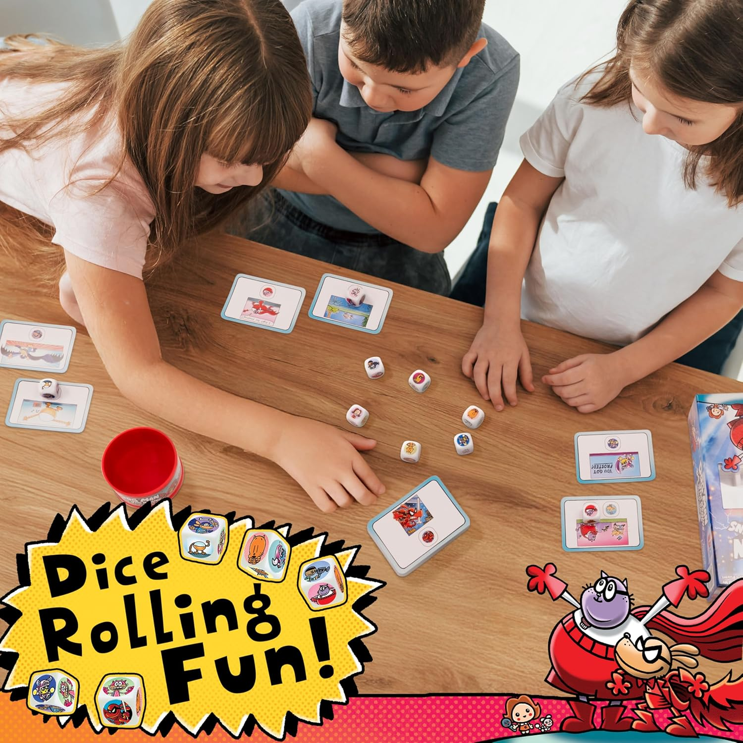 Dog Man Big Jim Begins Roll-O-Rama Dice Game &ndash; Fast-Paced Dice Rolling Game for Kids &ndash; Based on the Dog Man Graphic Novels &ndash; Ages 6+ image number 6