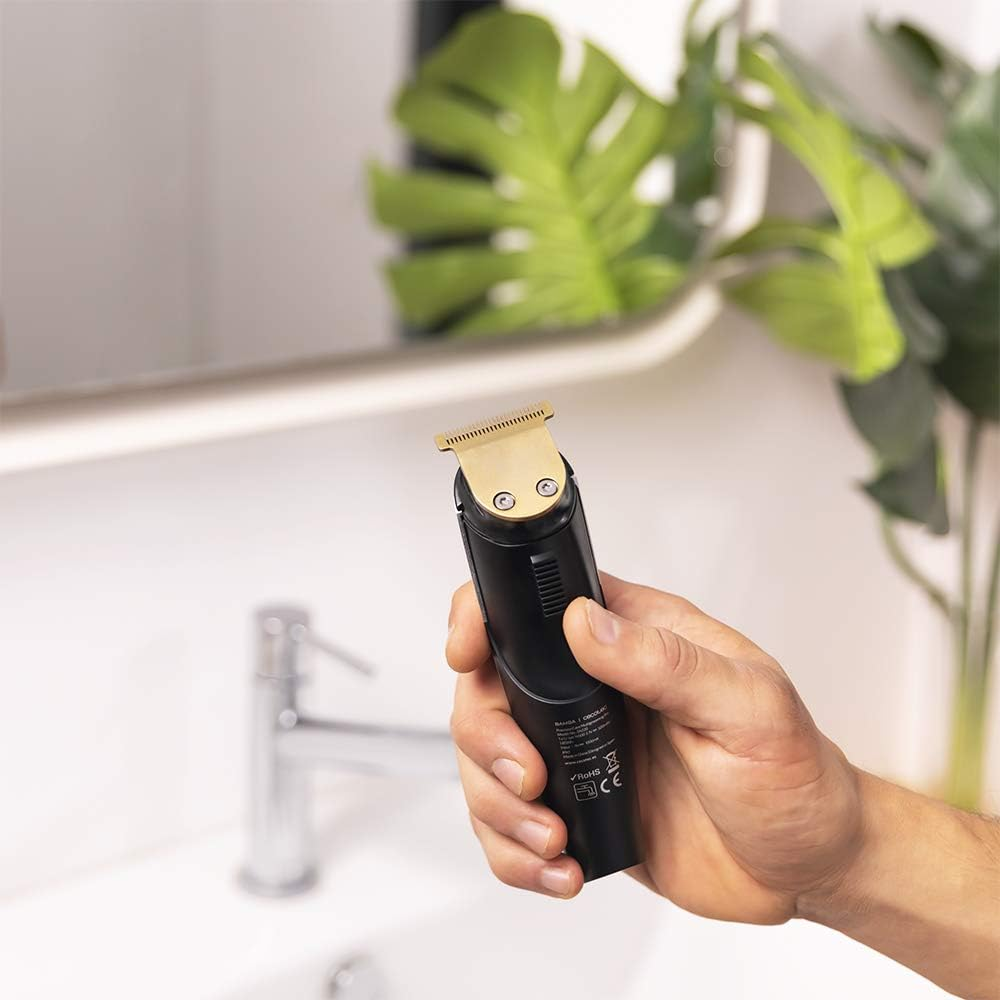 Cecotec Precisioncare 5-In-1 Waterproof Hair Trimmer with 60 Minutes Autonomy, Titanium Coated Stainless Steel Blades, Nonstop Function, Adjustable Comb with 9 Length Settings image number 2