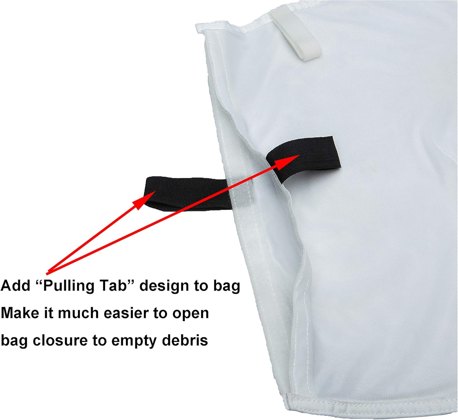 ATIE Pool Cleaner Mesh/Debris Bag 360002 Replacement Replace Pentair Kreepy Krauly Legend Pool Cleaner 360002 Fine Mesh Bag (2 Pack) image number 3