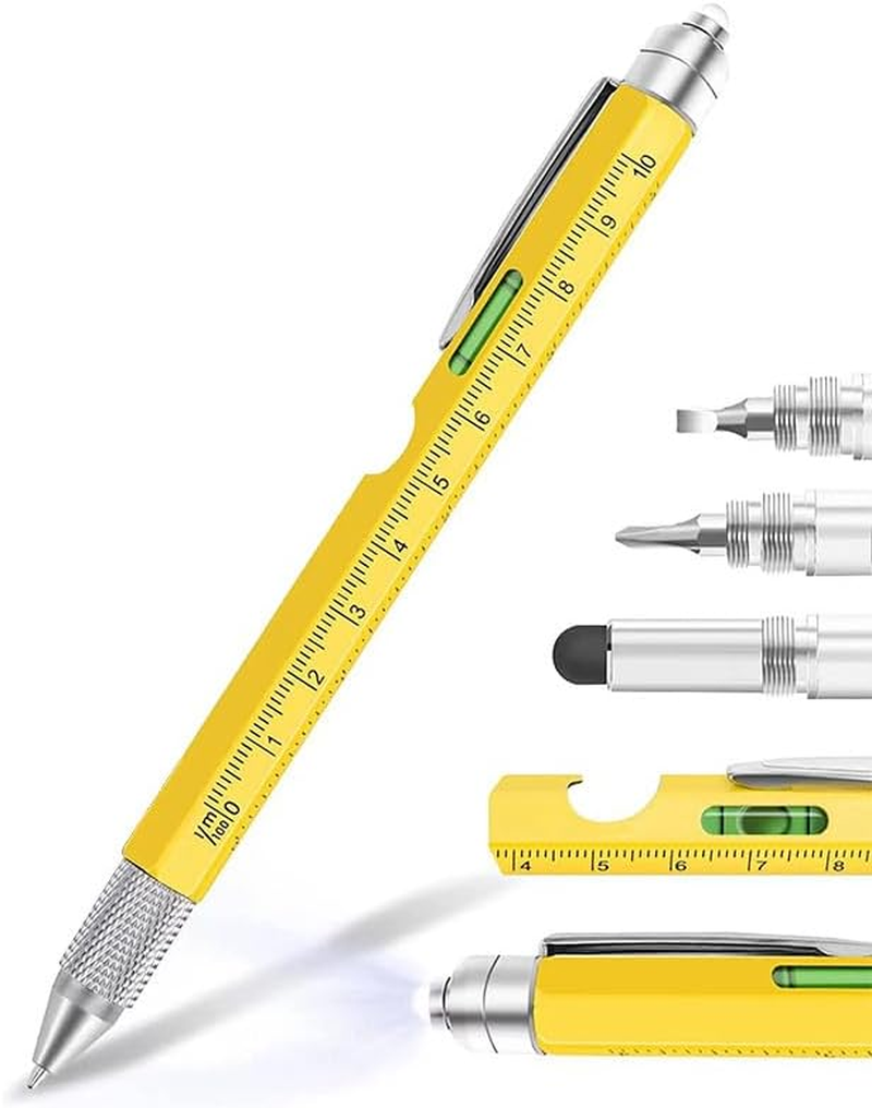 Multipurpose Pen, 9 in 1 Multi Tool Pen Set, Cool Gifts For, Portable Men Stocking Fillers, Tech Gadgets Tools for Men, Personalized Gifts, Multitool Set for Who Have Everything image number 2
