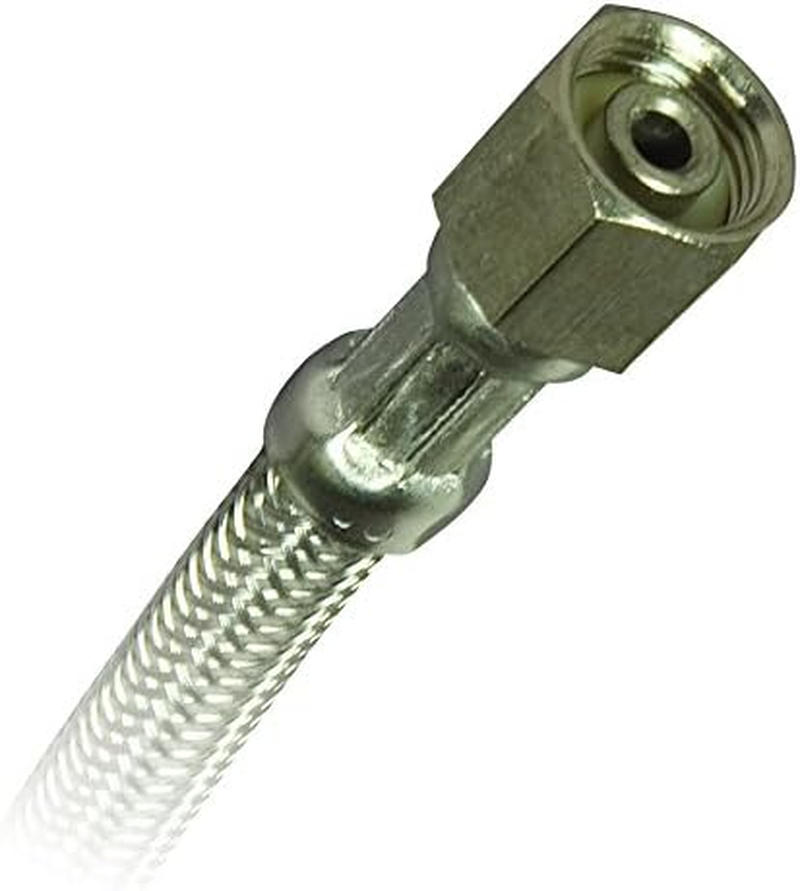 Fluidmaster 12IM60 Ice Maker Connector, Braided Stainless Steel - 1/4" Compression Thread X 1/4" Compression Thread, 5 Ft. (60") Length image number 4