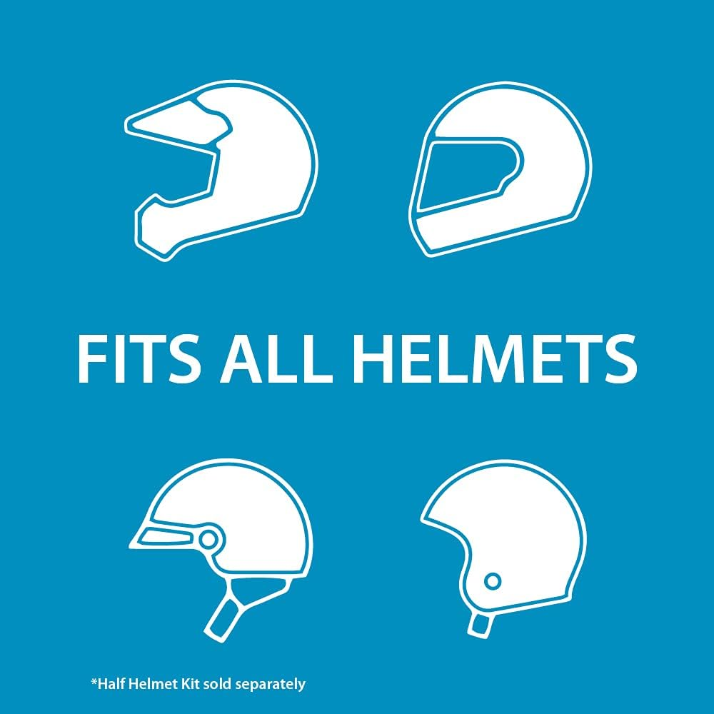 Cardo Spirit HD Motorcycle Bluetooth Communication Headset - Black, Single Pack