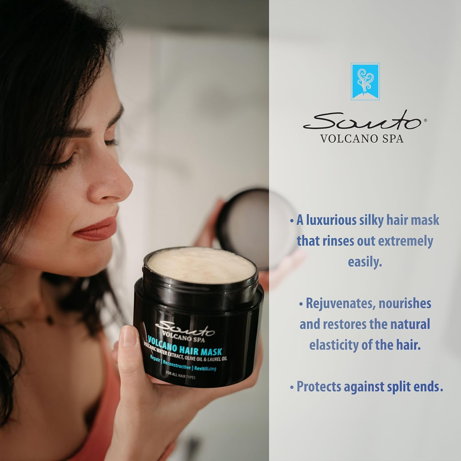 Santo Volcano Hair Mask 200 Ml image number 4