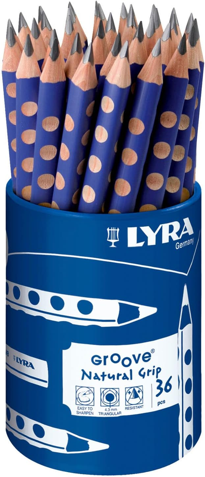 Lyra Groove Graphite Pencils (Pack of 12) image number 5