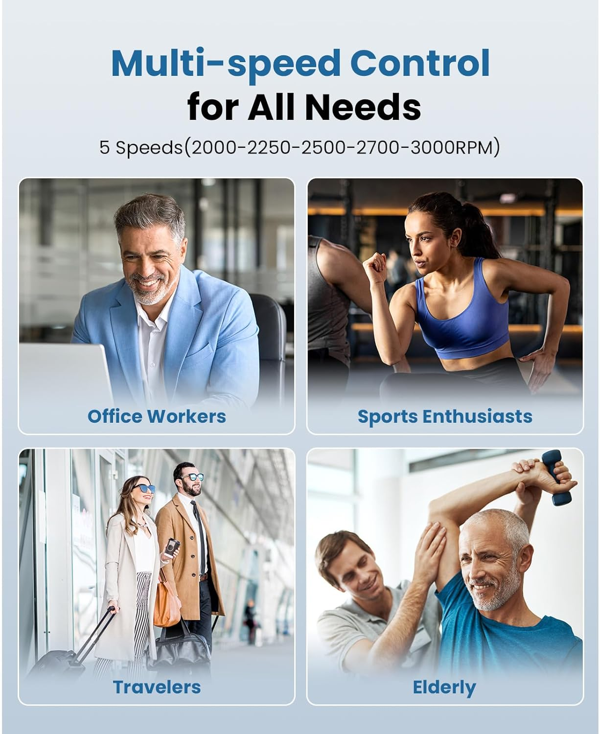 Mini Massage Gun with Heat Therapy, Bob and Brad M7 plus Portable Deep Tissue Muscle Massager Gun, Percussion Pocket-Sized Massage Gun for Pain Relief & Muscle Recovery, Gifts for Women Men