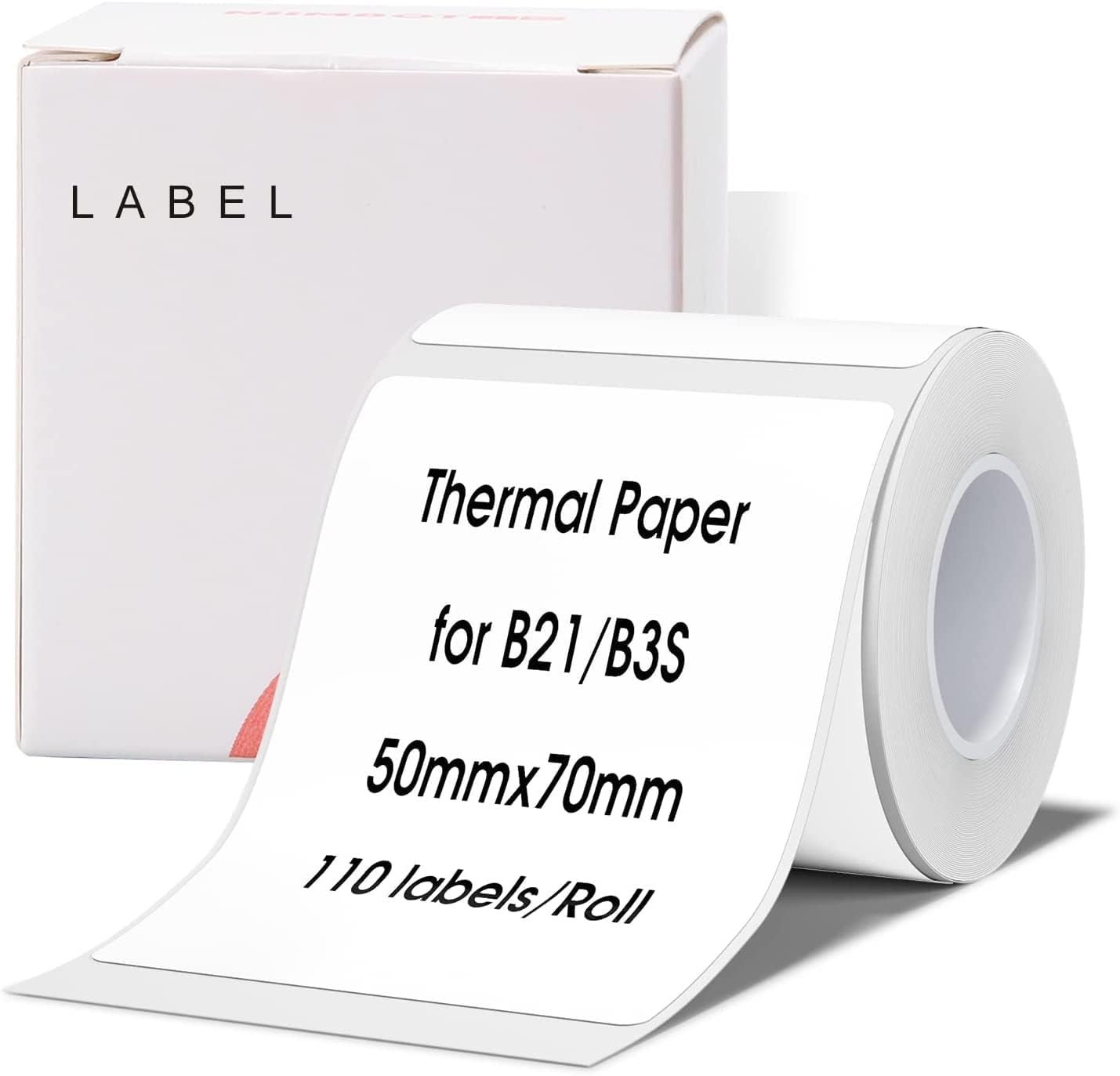 NIIMBOT Thermal Label Sticker for B21/B3S, White, 50 X 70 Mm (110-Pieces) image number 6