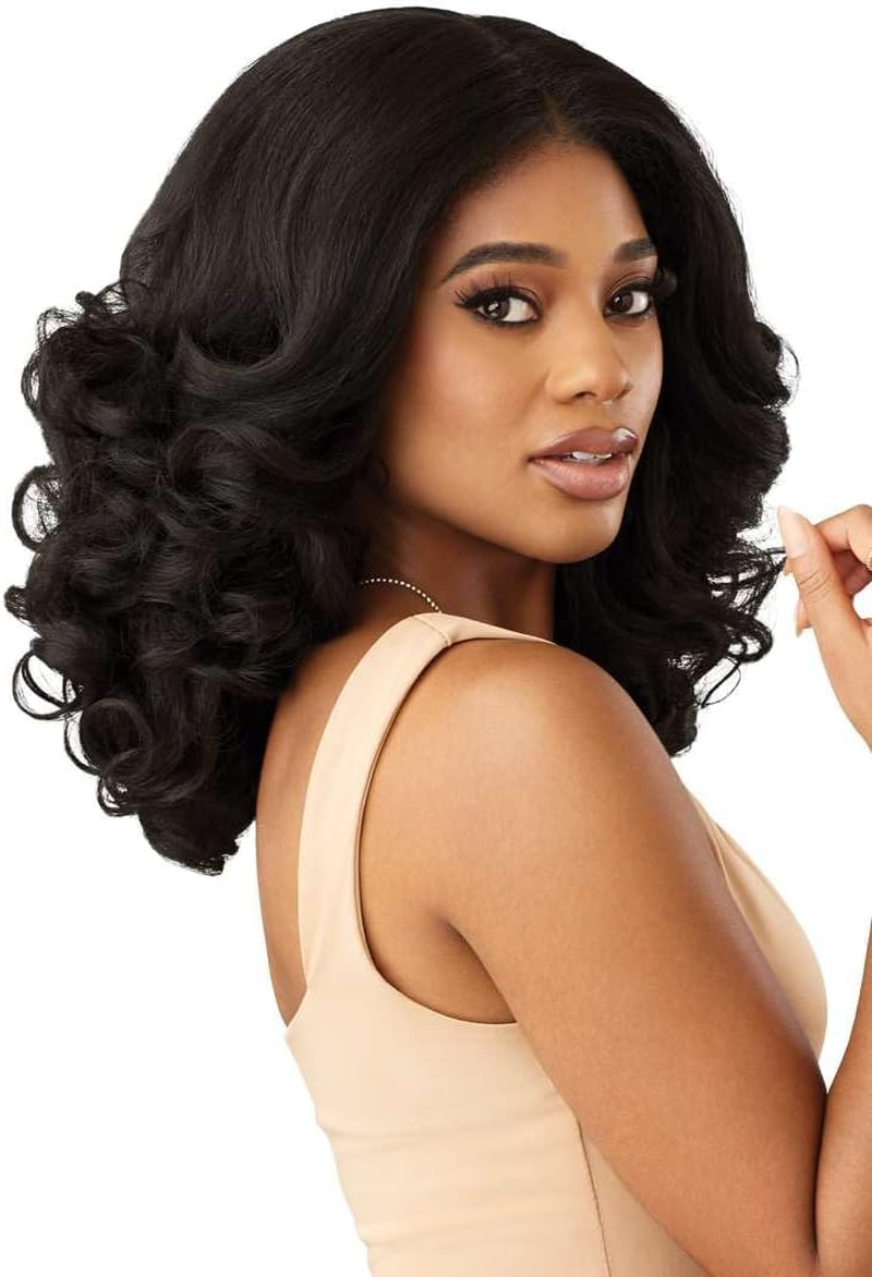 Outre Melted Hairline - Kinky Soft Edges - Kinky Soft 2 (OFF BLACK 1B) - Drst2/Chocolate Caramel image number 1