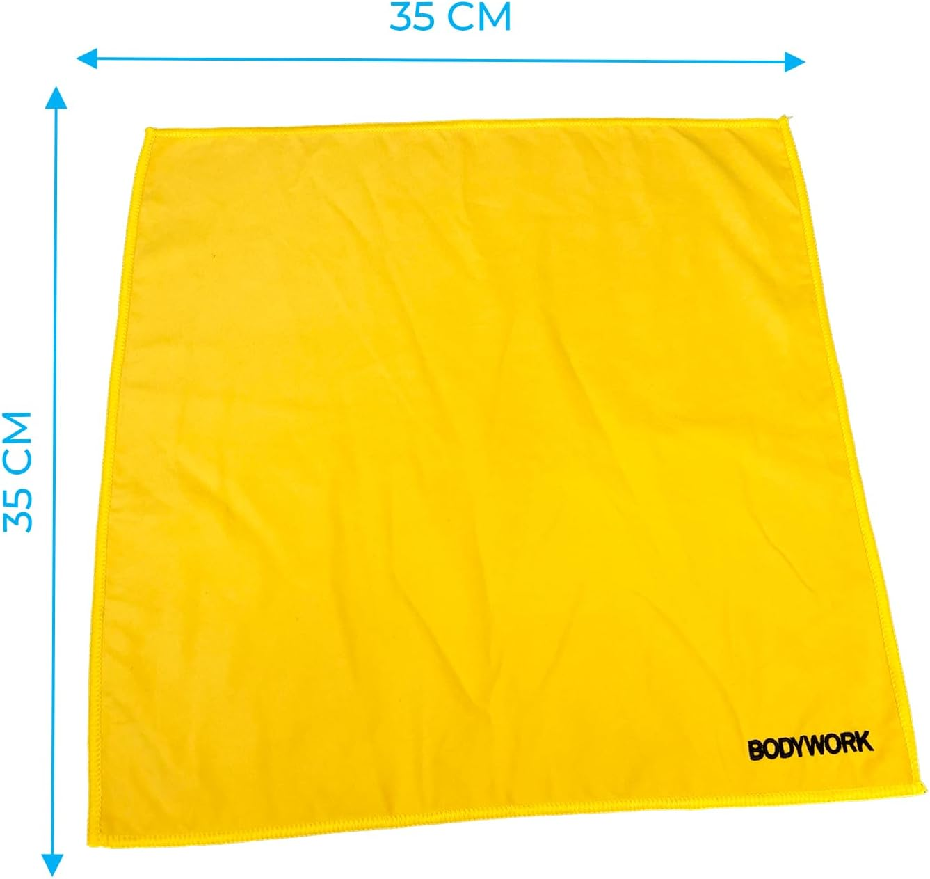 Bodywork Microfibre Cloth, Non-Scratch Ultra Soft Fibres, Durable Material, for Washing and Polishing, No Damage Paintwork, for Cars, Motorbikes, Vans 35X35Cm