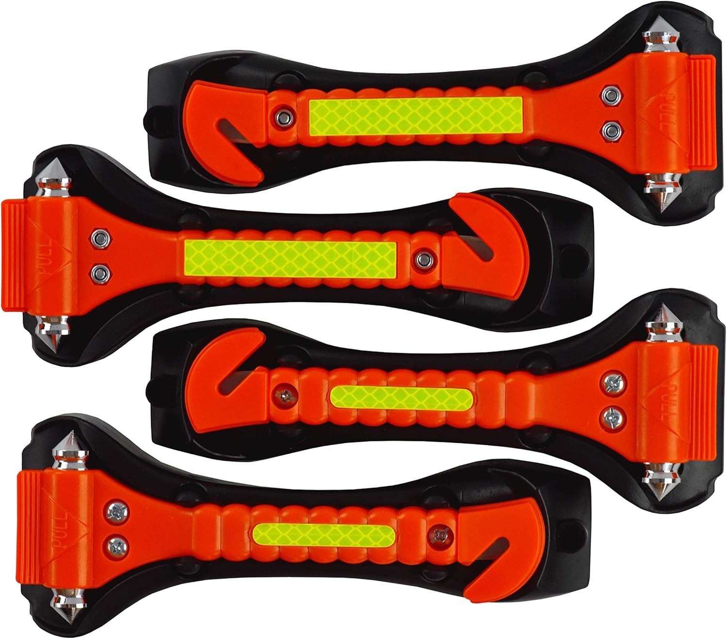 Segomo Tools 4 X Emergency Escape Safety Hammers with Car Window Breaker & Seat Belt Cutter | Car Safety Tool | Seat Belt Cutter and Glass Breaker | Emergency Car Tool - ESH04 image number 6