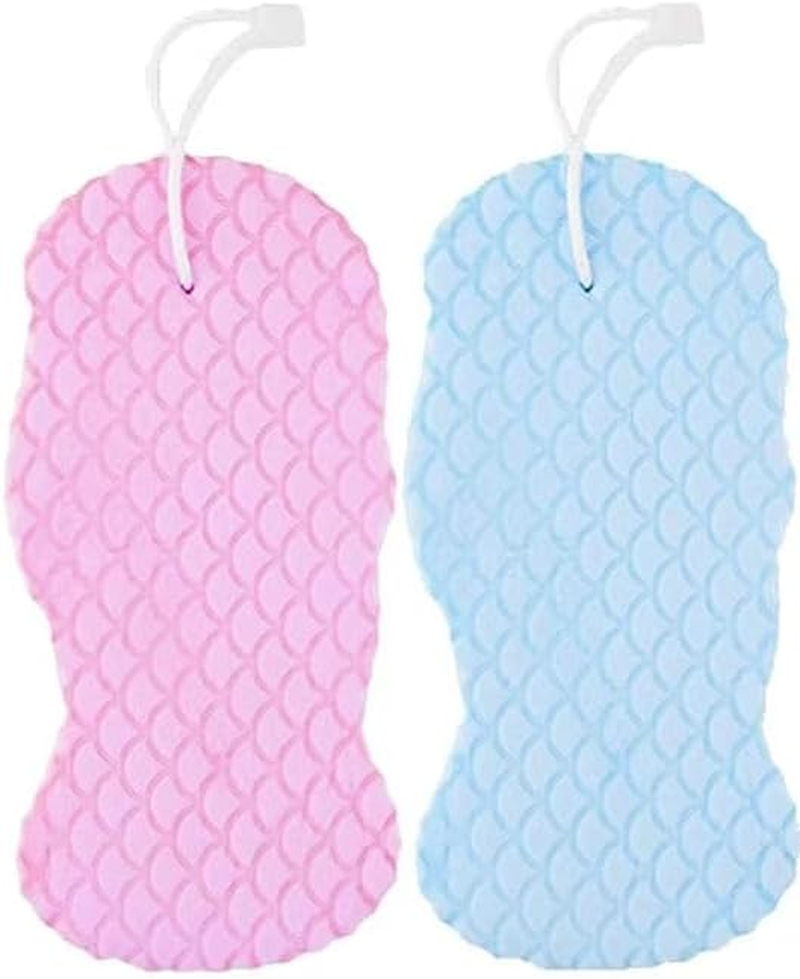 Yessmi 3D Soft Exfoliating Bath Sponge, 2Pcs Ultra Soft Bath Body Shower Sponge, Polyvinyl Alcohol, Exfoliating, Color B
