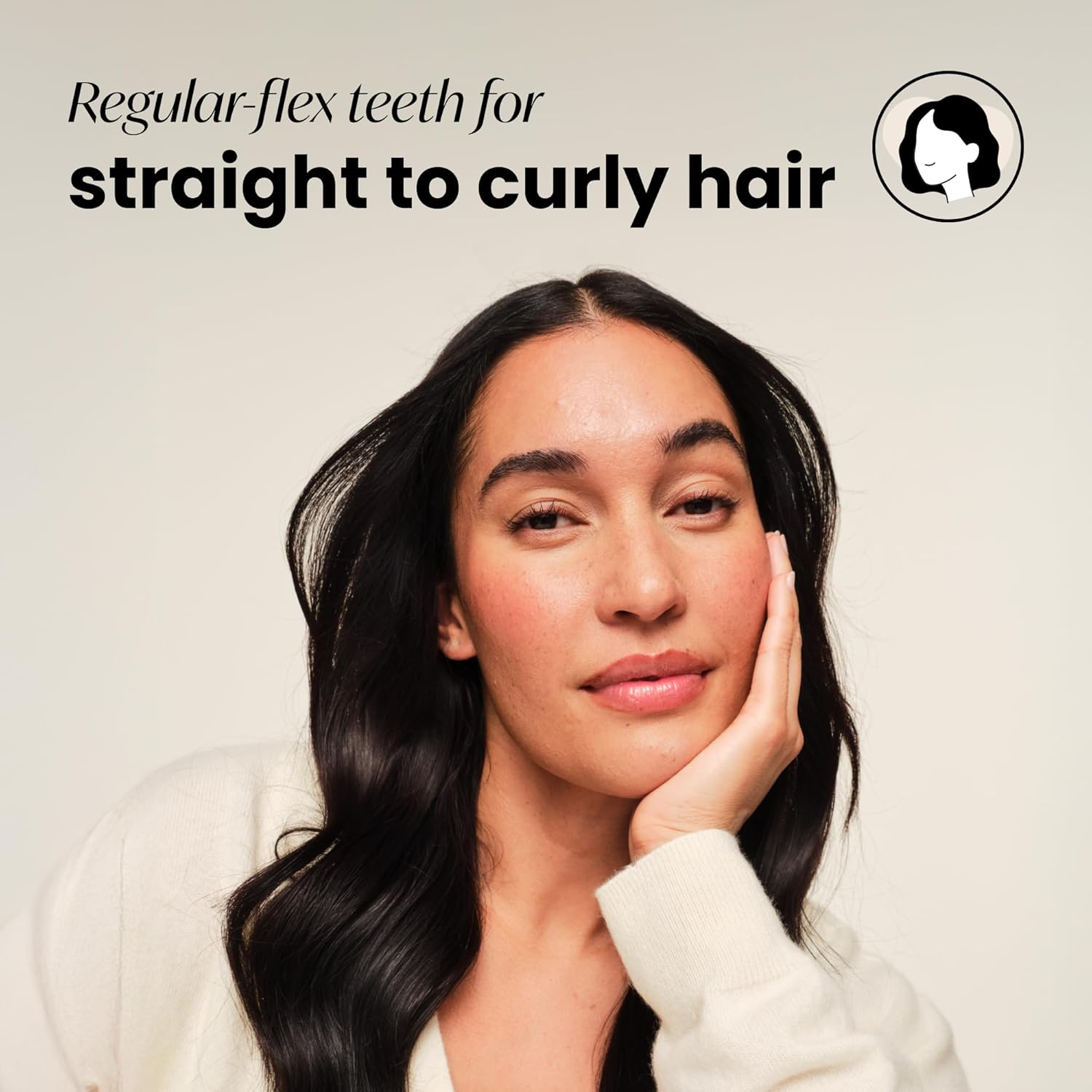 Tangle Teezer Original Detangler Brush, Dry & Wet Hairbrush for All Hair Types, Pink Fizz image number 4