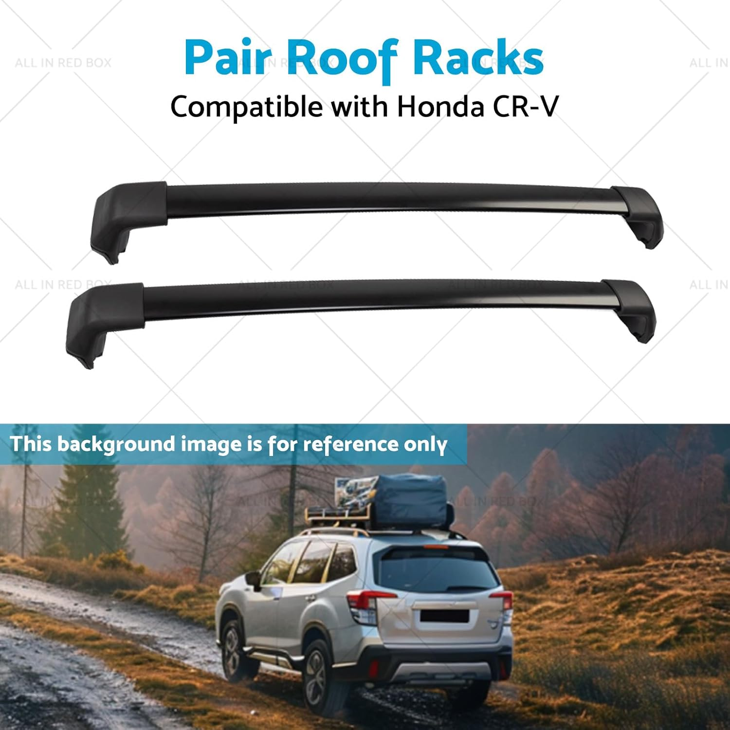 MAX COOL 2PCS Cross Bars Roof Rack Suitable for Honda CR-V 2012-2016 Top Roof Rails image number 3