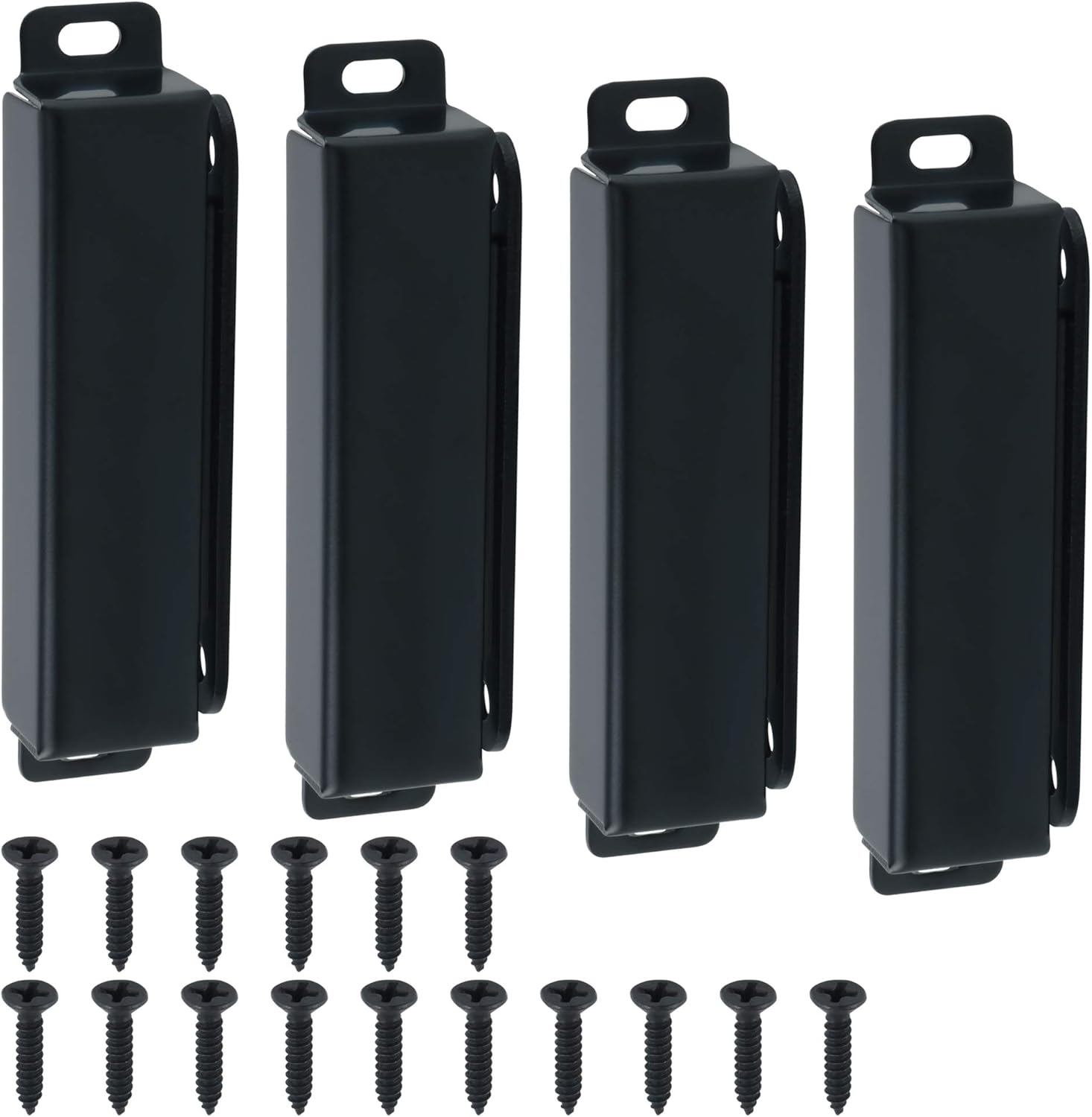 Alise Cabinet Magnetic Catch,Door Catch with Strong Magnetic for Cabinet,Closet Doors Catches Closer Latches Hardware,Stainless Steel Catches for Cupboard Drawer Kitchen Wardrobe,Red Bronze 4 Pcs