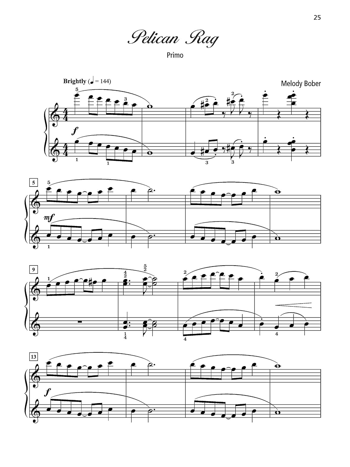 Grand Duets for Piano, Book 5: 7 Intermediate Pieces for One Piano, Four Hands image number 4