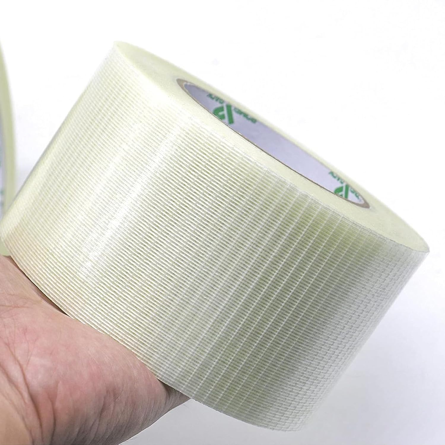 Yeanifeana 2 Rolls Fiberglass Tape (25Mm X 50M), Reinforced Strapping Tape with Filament for Fixing, Binding, Sealing, Durable, Waterproof Adhesive Tape, 100M Total Length image number 3