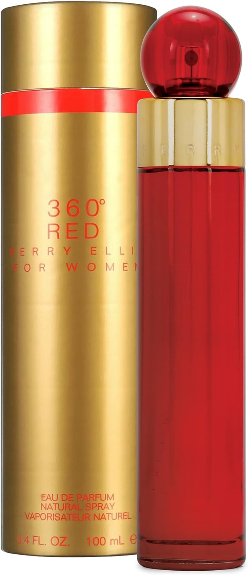Perry Ellis 360 Red Eau De Parfum Spray for Women, 100Ml image number 3