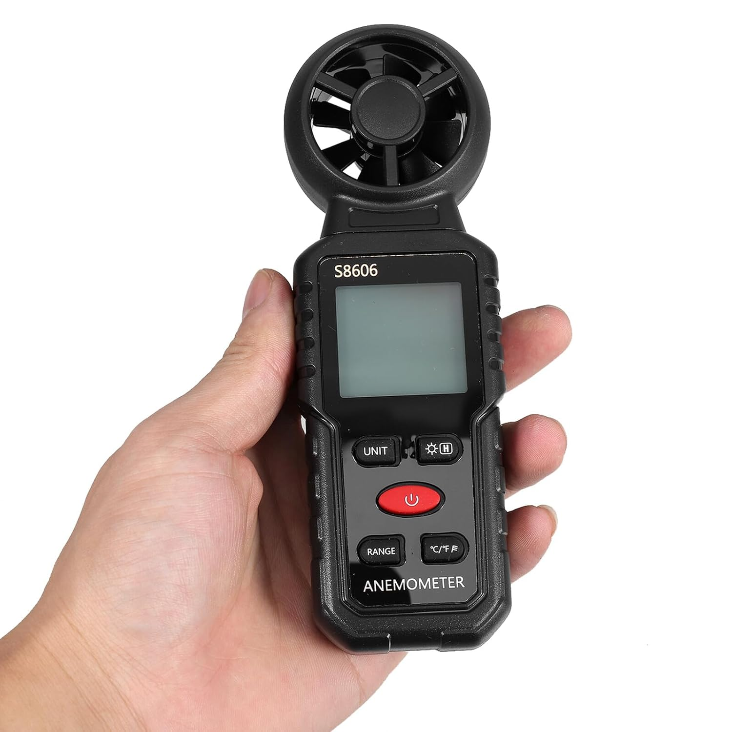 COHEALI High Precision Handheld Wind Speed Portable Anemometer for Outdoor Wind Measurement Lightweight for Air Velocity Testing image number 5