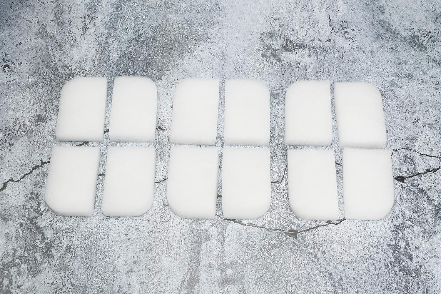 LTWHOME Compatible Polishing Filter Pads Fit for Fluval 304 305 306 404 405 406(Pack of 12)