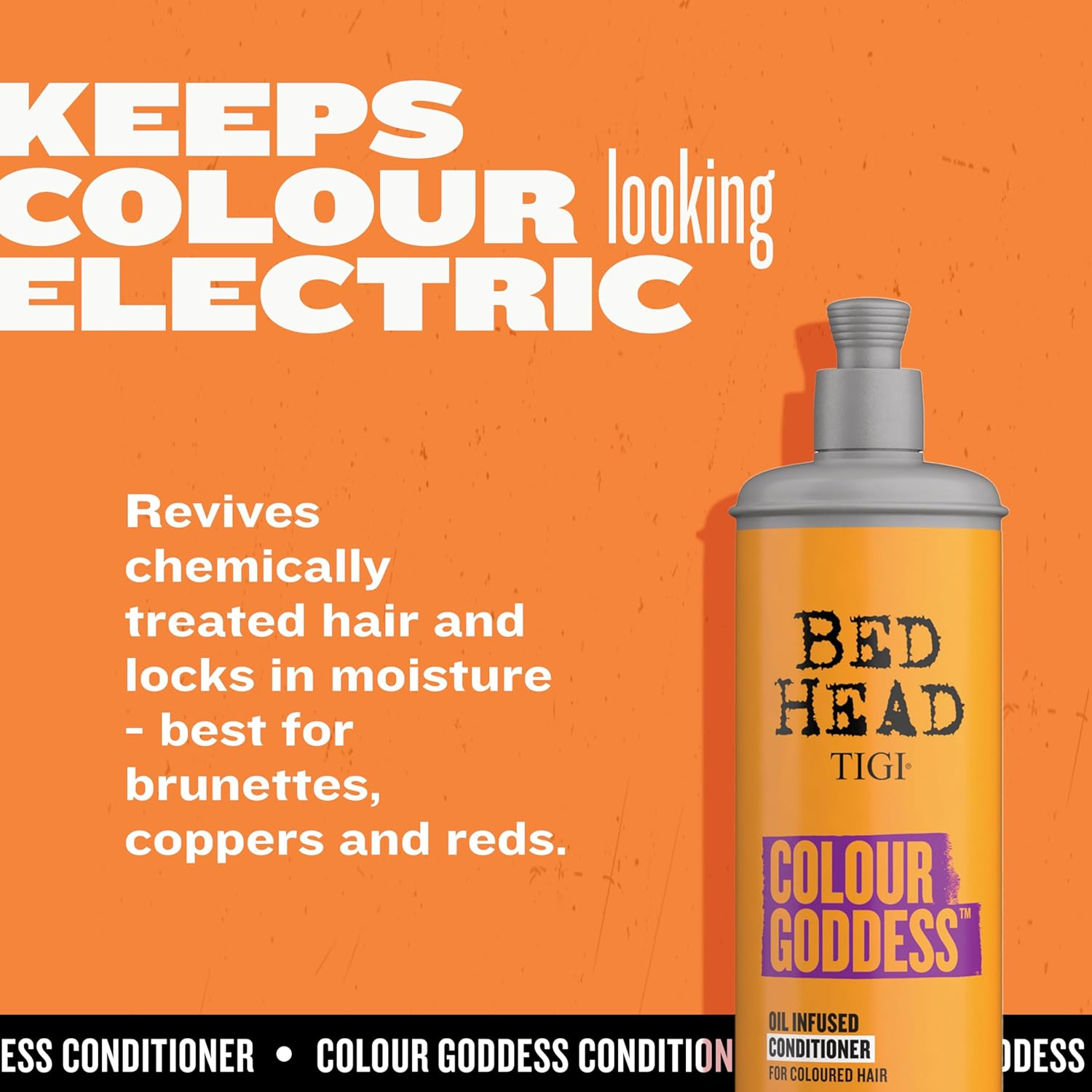 TIGI Bed Head by Colour Goddess Conditioner for Coloured Hair 600Ml image number 5