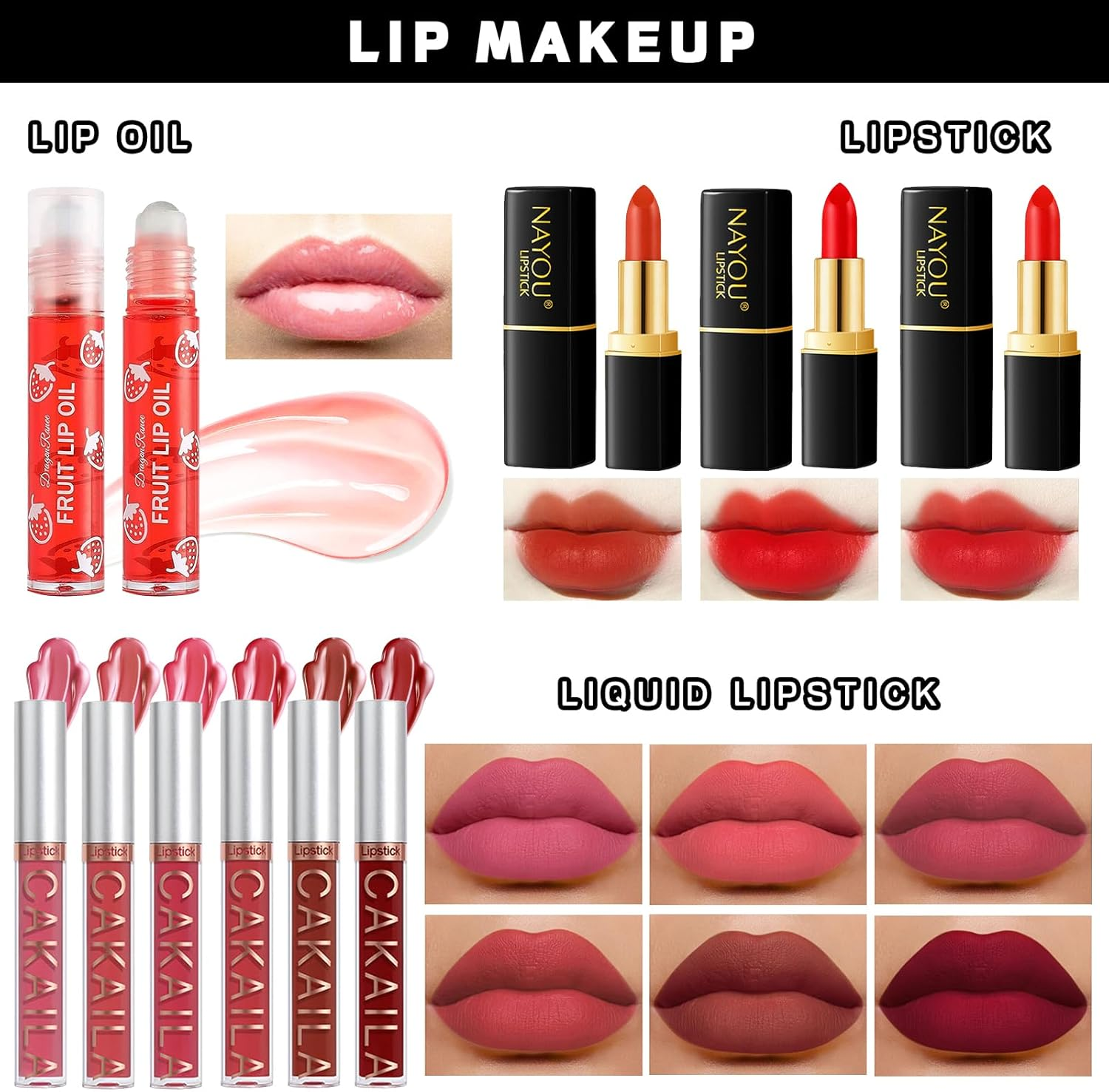 YBUETE Makeup Set for Women Girls Teens Full Kit, Makeup Present Set for Beginners and Professionals Include Eyeshadow Palettes, Foundation, Liquid Lipsticks Kit image number 3