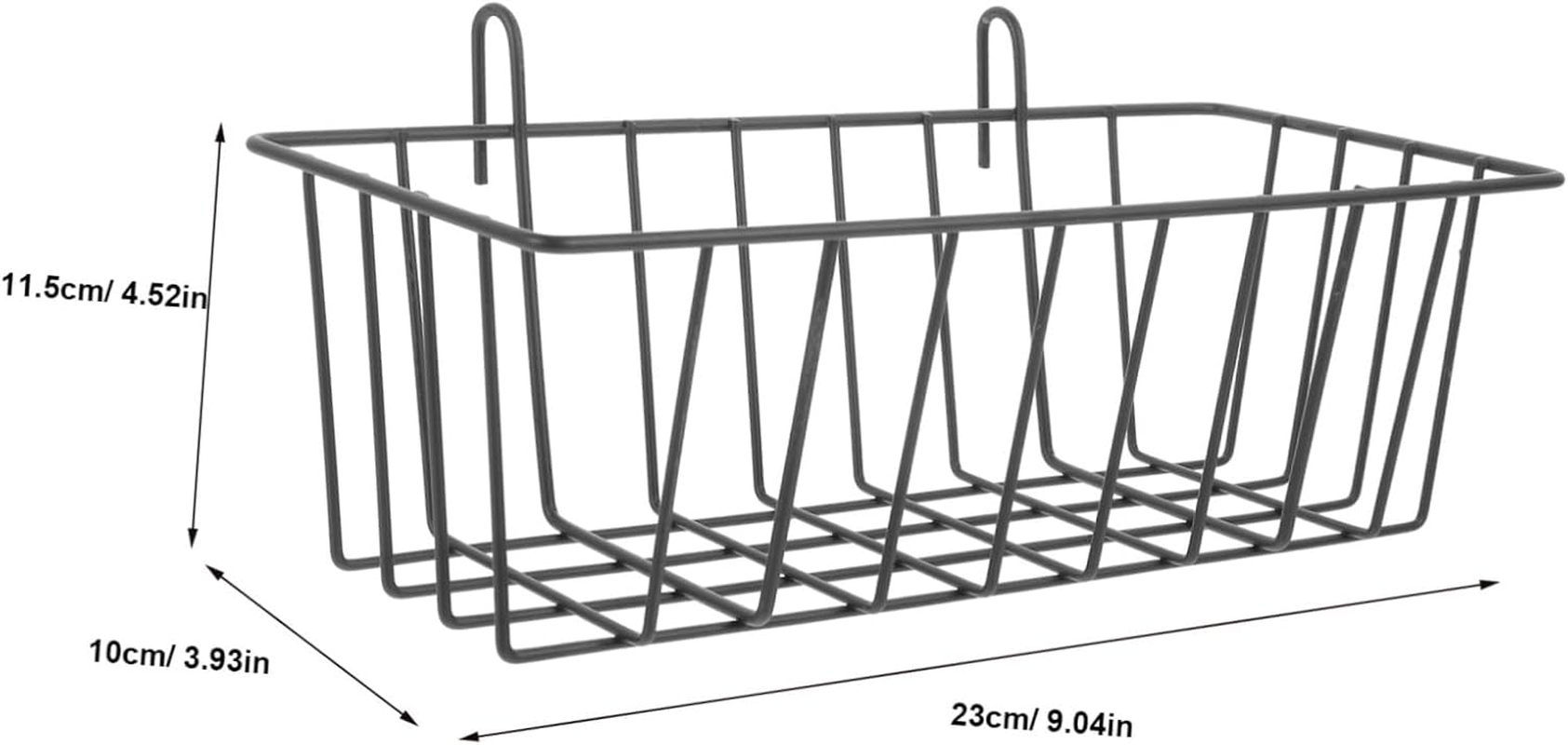 Rabbit Hay Feeder Metal Rack for Cage Convenient Bunny Hay Holder Durable Wear-Resistant Design Easy to Clean and Store for Daily Use - Black image number 2