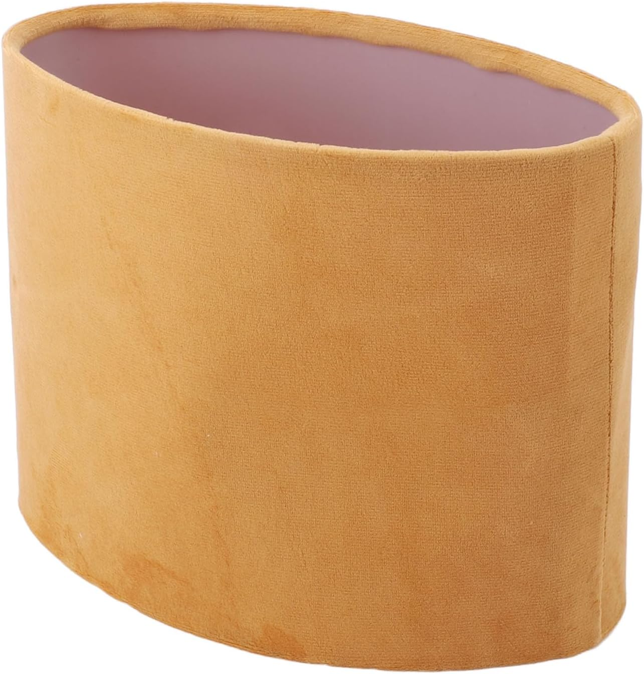 Phefop Decorative Oval Lamp Shade Cloth Lampshade, Soft Light for Eyes, Rustproof and Sturdy Material for Floor Lamp, Easy Install, Modern Style (White)