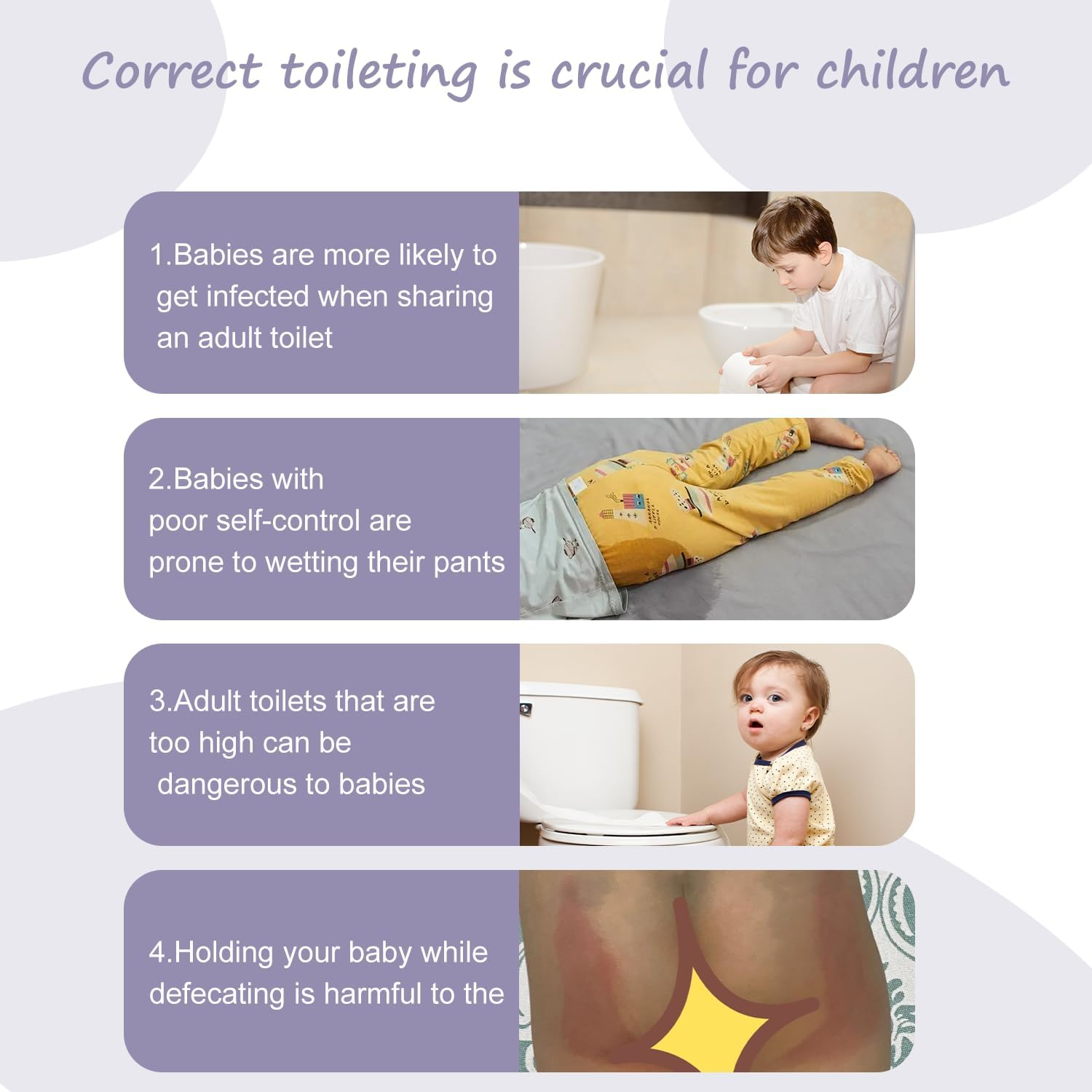 Kaiounni Toddler Potty Seat &ndash; Comfortable Dinosaur Design Toilet Trainer with Non-Slip Mat, Backrest, Soft Lid, and Portable for Boys & Girls Aged 1-6, Safe Potty Training Seat (Pink) image number 3