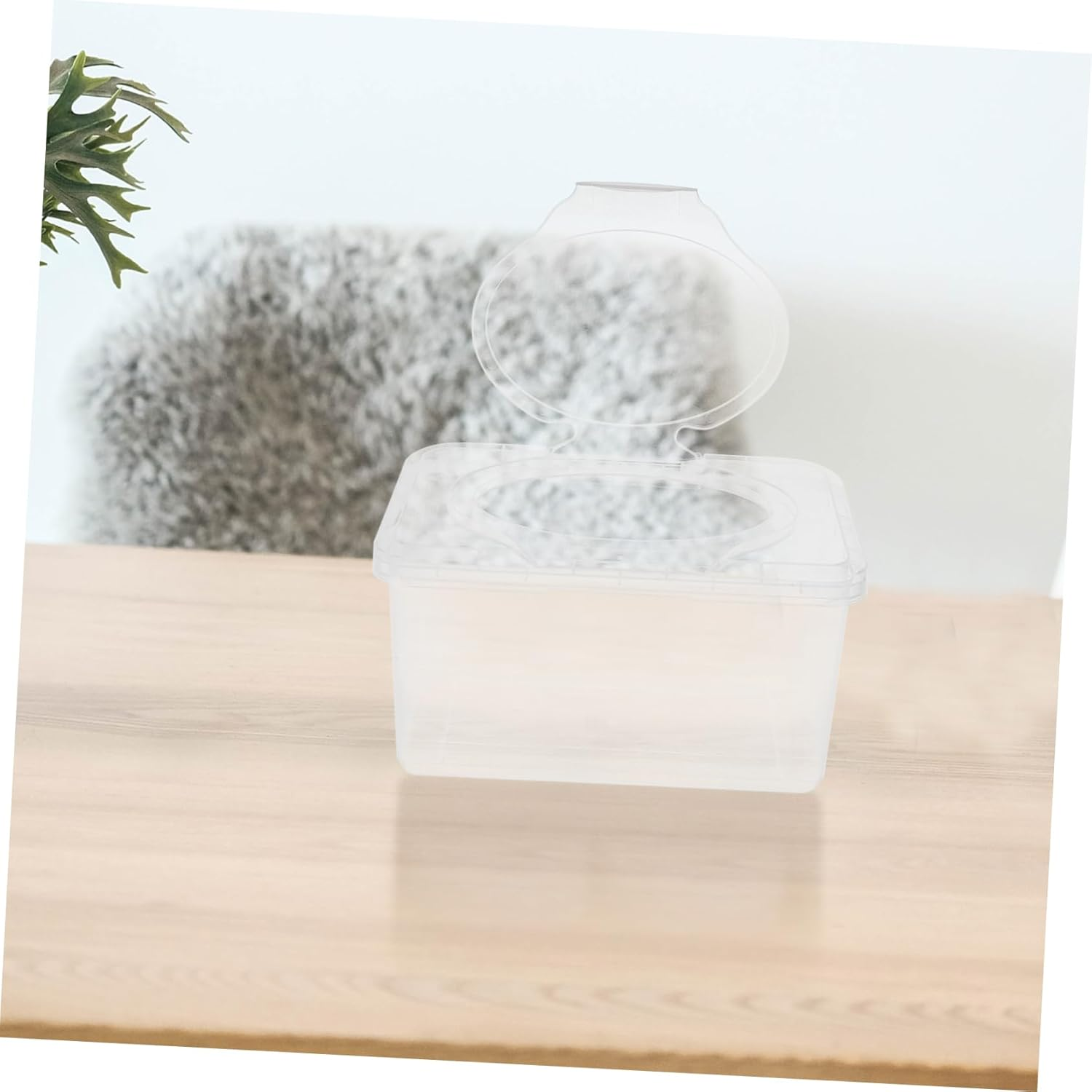 LABRIMP 2Pcs Wet Wipes Storage Box Flip- Tissue Dispenser Wipes Holder for Home Office Car