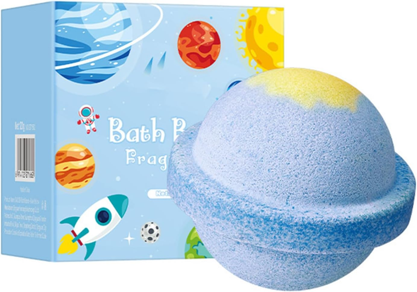 Aislor Scented Moisturizing Bath Bombs with Fun Galaxy Planet Shapes Green Yellow One Size