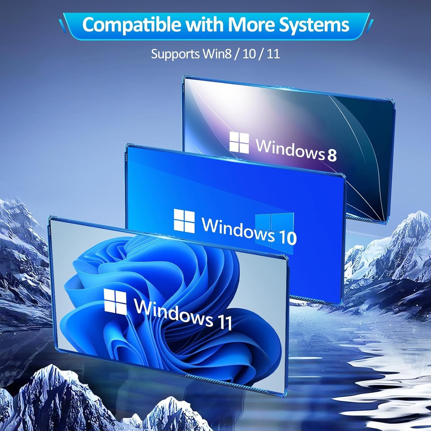 ZEXMTE Bluetooth Adapter for PC, 5.3 USB Bluetooth Dongle, 180M Long Range Bluetooth Stick for Desktop, Laptop, Printer, Keyboard, Mouse, Headset, Windows 8/10/11 Plug & Play image number 6