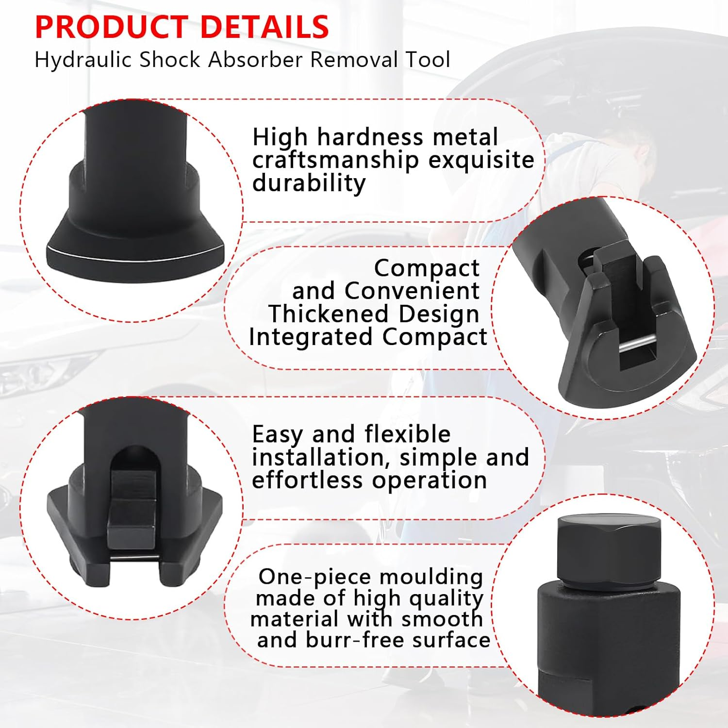 Strut Spreader Tool, Universal Insert Wheel Bearing Tools, 5.0-11.5Mm Dismantle Suspension Spreader Wheel Bearing Housing, Car Strut Shock Absorber Remover Suspension Tool for Car