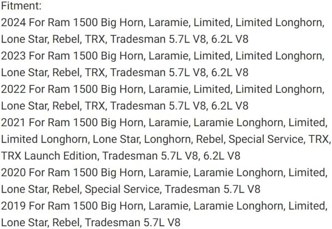 Replacement Car Left Rear Exhaust Bracket for Ram 1500 2019-2024 Muffler Support Part image number 1