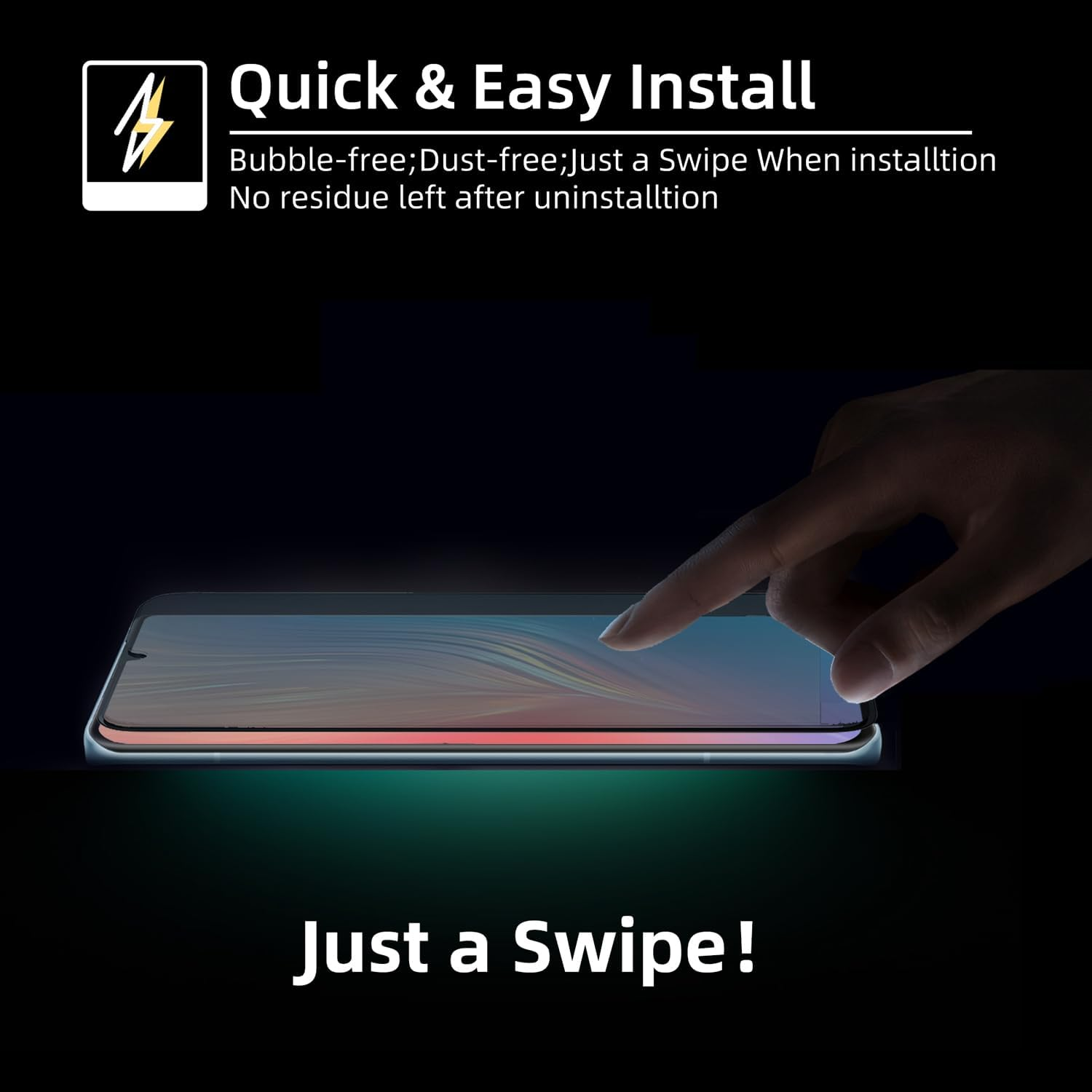 【3+1 Pack】Designed for Samsung Galaxy Z Fold 5 Privacy Screen Protector【9H Tempered Glass】Anti-Spy Film Compatible with Samsung Fold5 5G image number 2