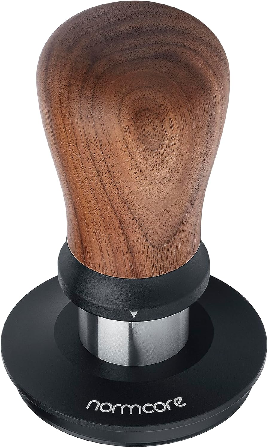 Normcore 58.5Mm Coffee Tamper V5, Spring Loaded Espresso Tamper with 6 Adjustable Pressure Settings, Tri-Spring Technology, Titanium Coated Flat Base, Aluminum Handle and Silicone Stand image number 1