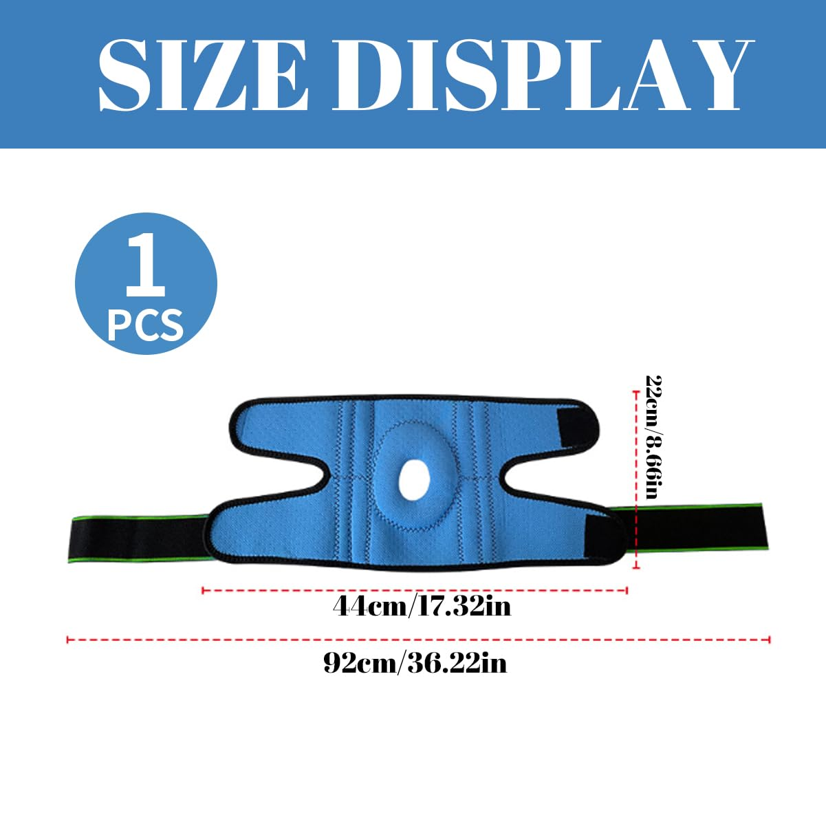 Knee Brace with Side Stabilizers & Patella Gel Pads, Adjustable Knee Support Brace for Men and Women, Hinged Knee Brace for Meniscus Tear, One Size Compression Sleeve for Arthritis Pain image number 5