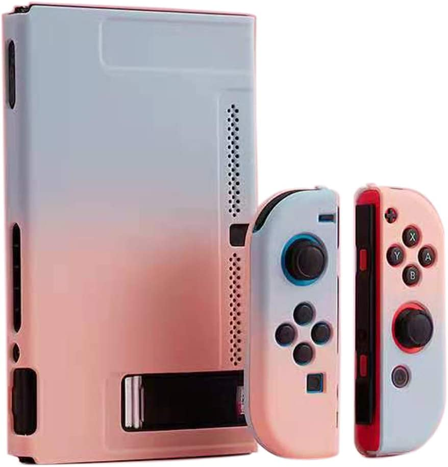 Switch Case for Nintendo Switch Case Dockable with Screen Protector Protective Case Cover for Nintendo Switch Tempered Glass Screen Protector (Custom Made01)