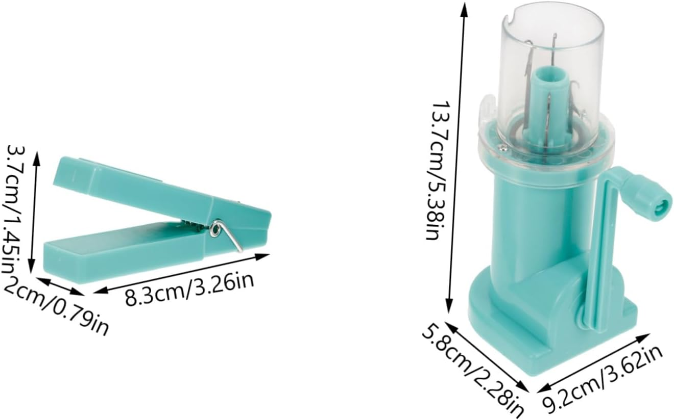 STOBOK Mini Hand Knitting Mill Easy Use Craft Machine for Yarn for Beginners to Create Scarves Hats and Other Creative Projects for Home Use image number 3