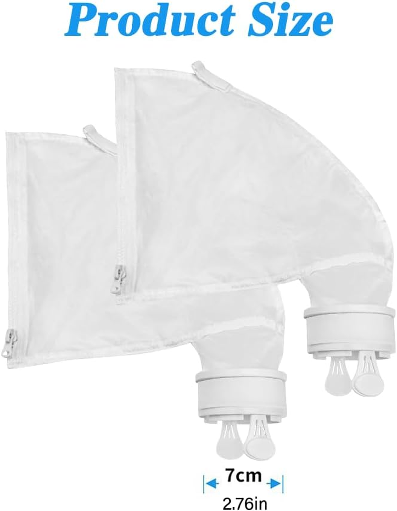 NYGHMY 2 Pack K13 K16 Replacement Zipper Bags for Polaris 280/480 Pool Cleaner | Premium Strong Mesh Filter Bags with Easy Snap Install, Damage-Free Enclosure image number 1